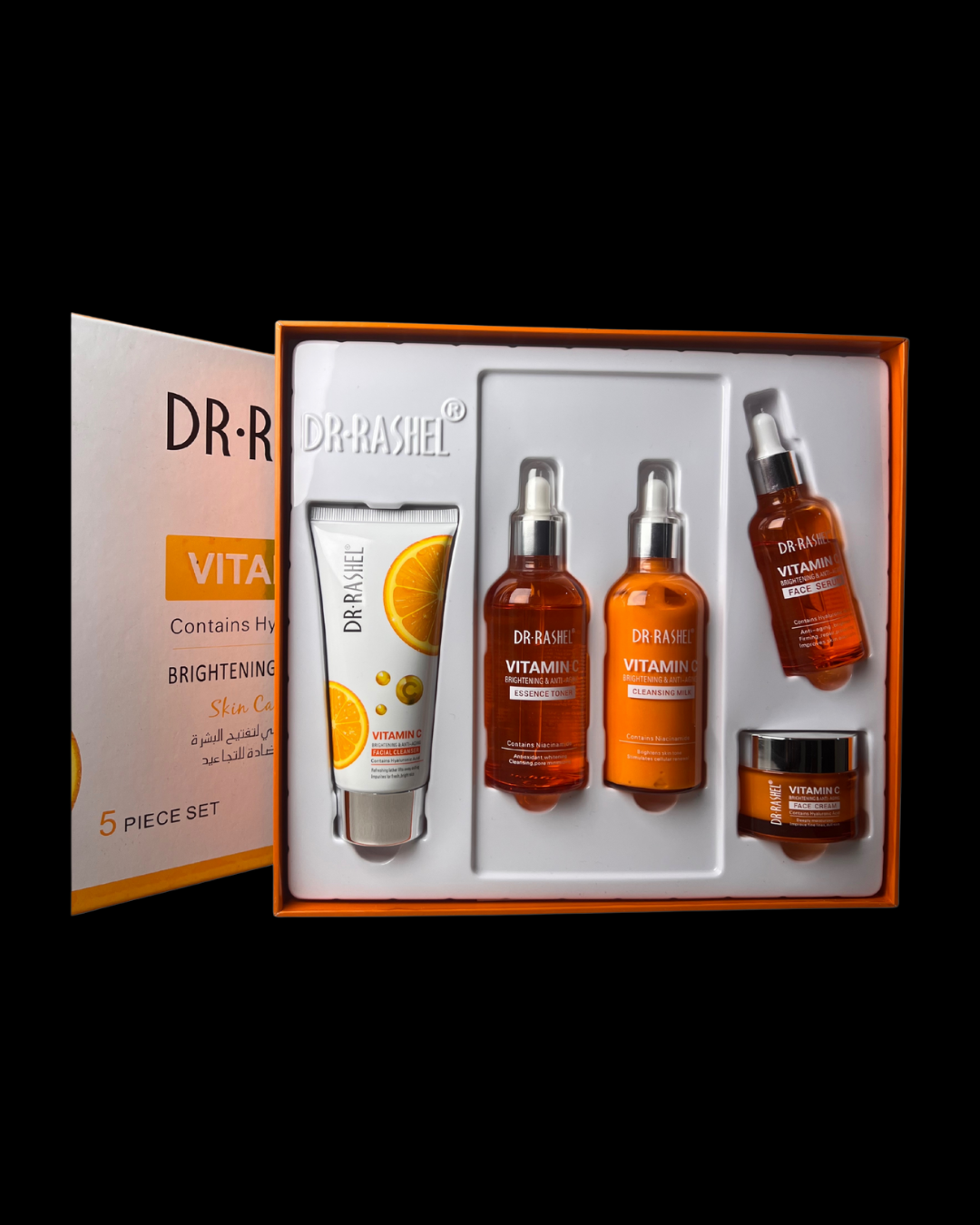 Dr. Rashel Vitamin C Brightening &amp; Anti Aging Set, 5-Pack