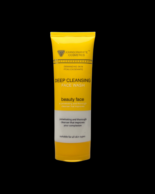 Johnson White Yellow Facewash – Brightening & Gentle Cleanser